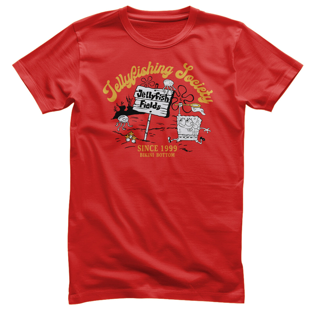 Bob l'éponge - Jellyfishing Society T-Shirt – T-shirt