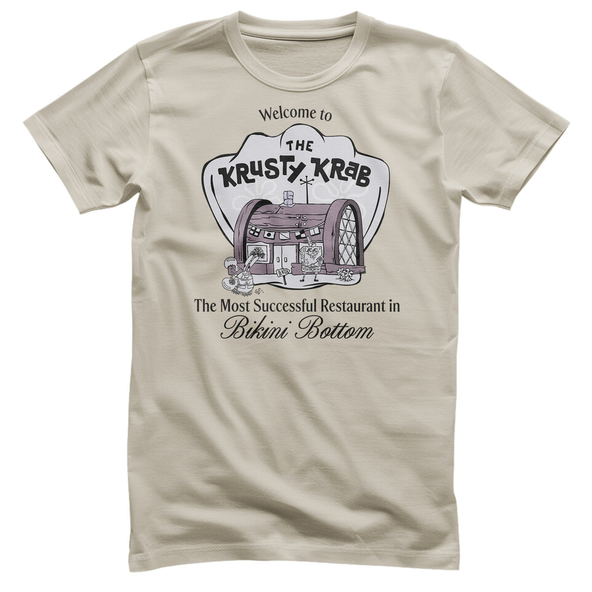 Bob l'éponge - Welcome To The Krusty Krab T-Shirt – T-shirt
