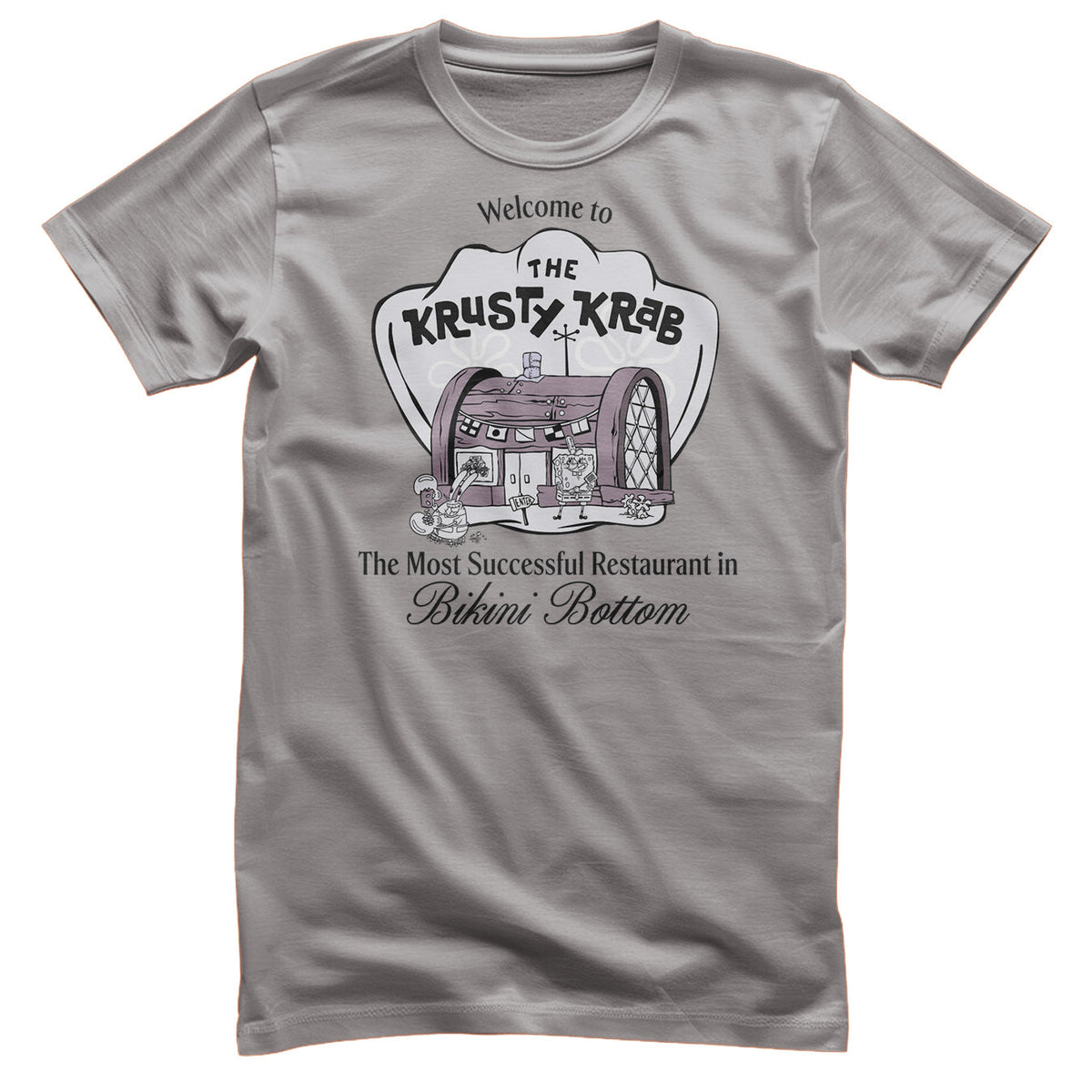 Bob l'éponge - Welcome To The Krusty Krab T-Shirt – T-shirt