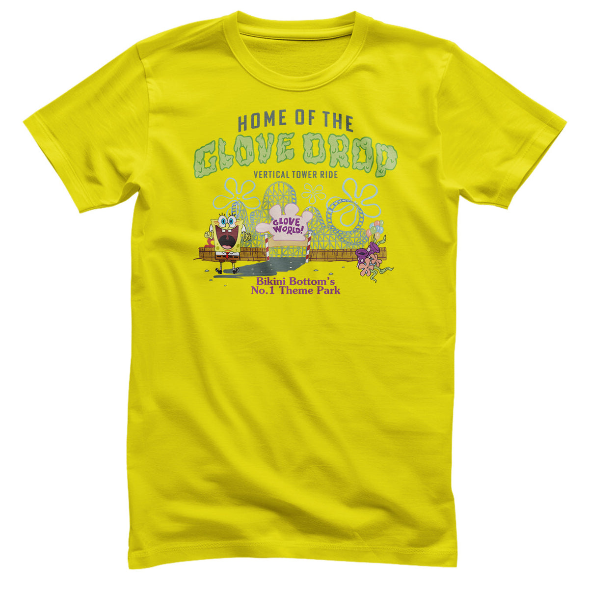 Bob l'éponge - Glove World Theme Park T-Shirt – T-shirt