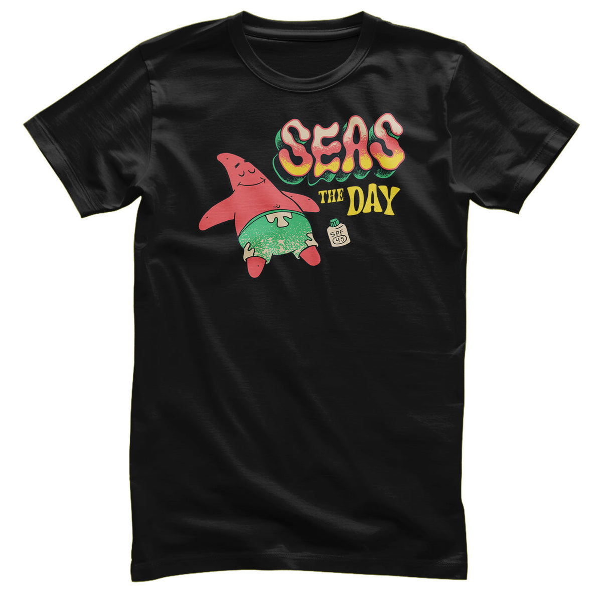Bob l'éponge - Patrick Seas The Day T-Shirt – T-shirt