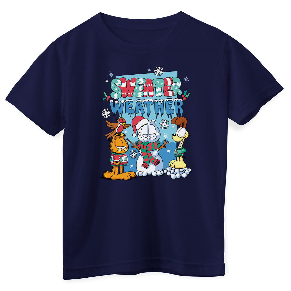Garfield - Sweater Weather Kids Tee – T-shirt enfant