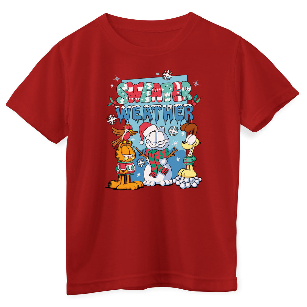 Garfield - Sweater Weather Kids Tee – T-shirt enfant
