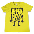 Bob l'éponge - Yellow Is The New Black Kids T-Shirt – T-shirt enfant