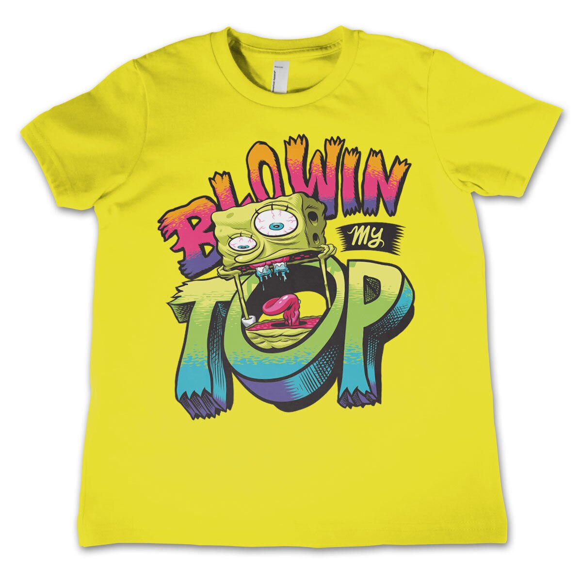 Bob l'éponge - SpongeBob Blowin My Top Kids T-Shirt – T-shirt enfant