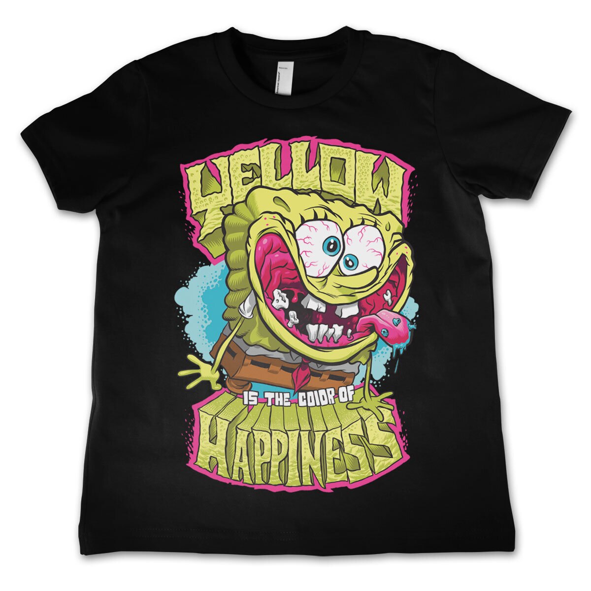 Bob l'éponge - Yellow Is The Color Of Happiness Kids T-Shirt – T-shirt enfant