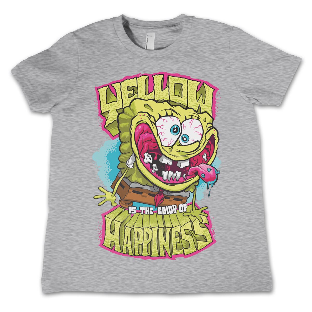 Bob l'éponge - Yellow Is The Color Of Happiness Kids T-Shirt – T-shirt enfant