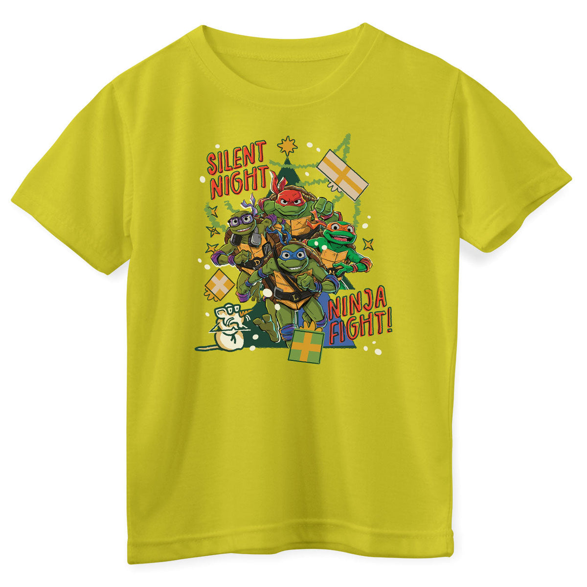 Les Tortues Ninja - Silent Night - Ninja Fight Kids Tee – T-shirt enfant