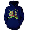 Les Tortues Ninja - Turtles Distressed Group Hoodie – Sweat à capuche