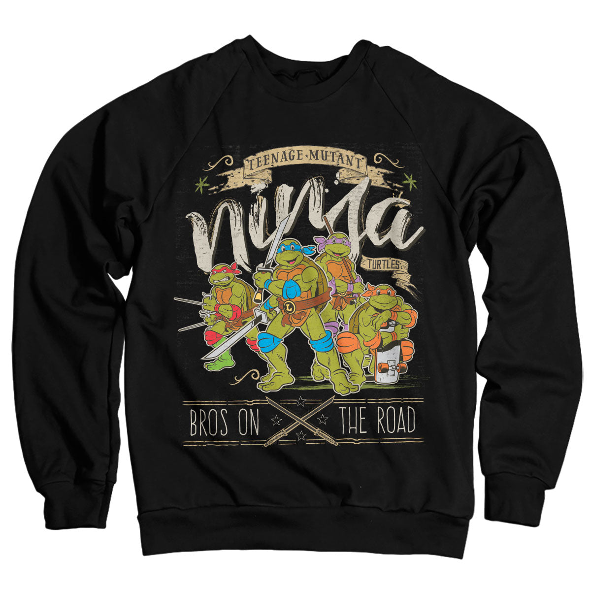 Les Tortues Ninja - TMNT - Bros On The Road Sweatshirt – Sweat