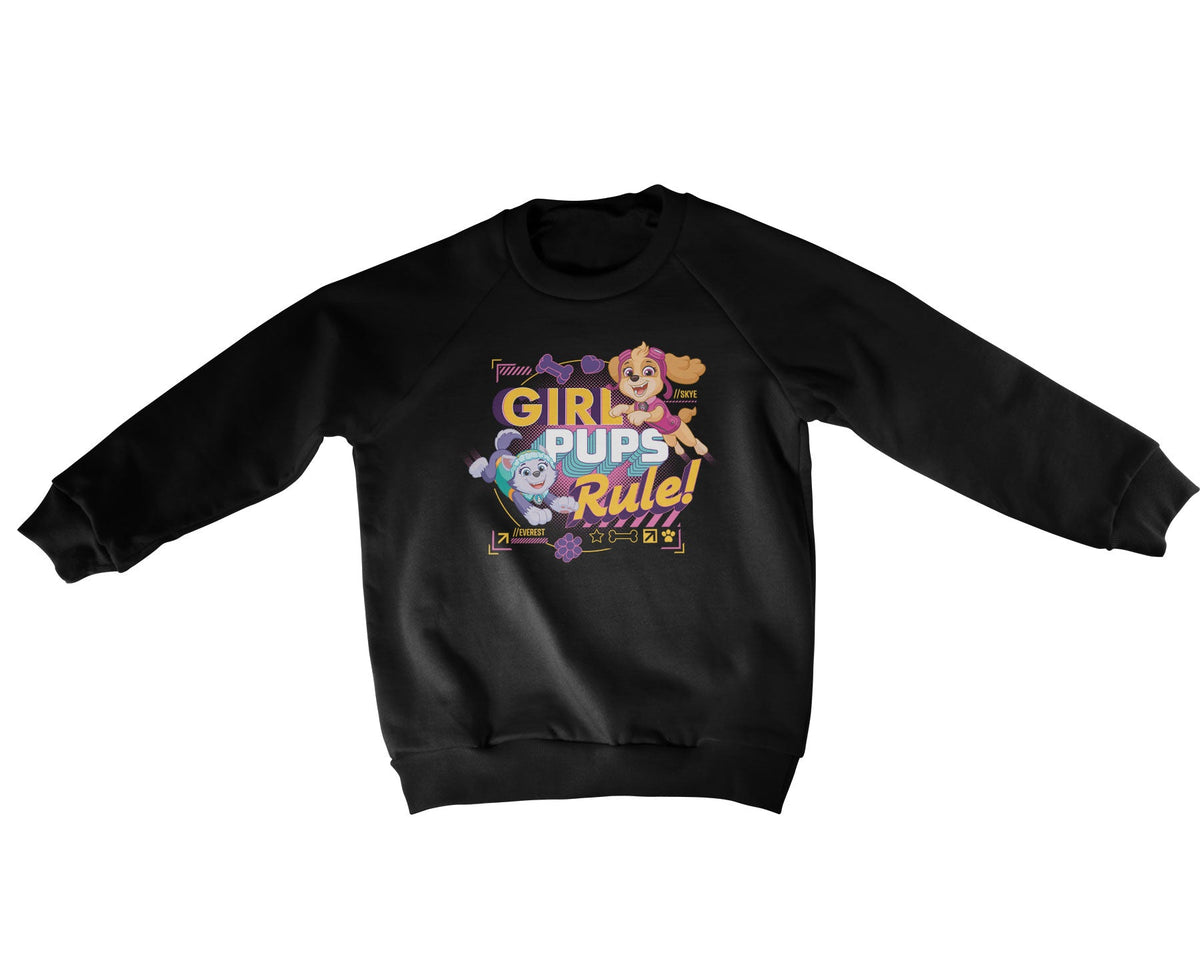 Paw Patrol (La Pat' Patrouille) - Girls Pups Rule Kids Sweatshirt – Sweat enfant