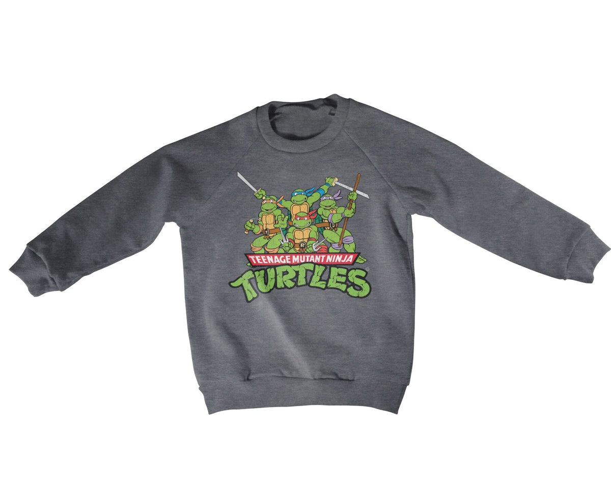 Les Tortues Ninja - Teeange Mutant Ninja Turtles Distressed Group Kids Sweatshirt – Sweat enfant