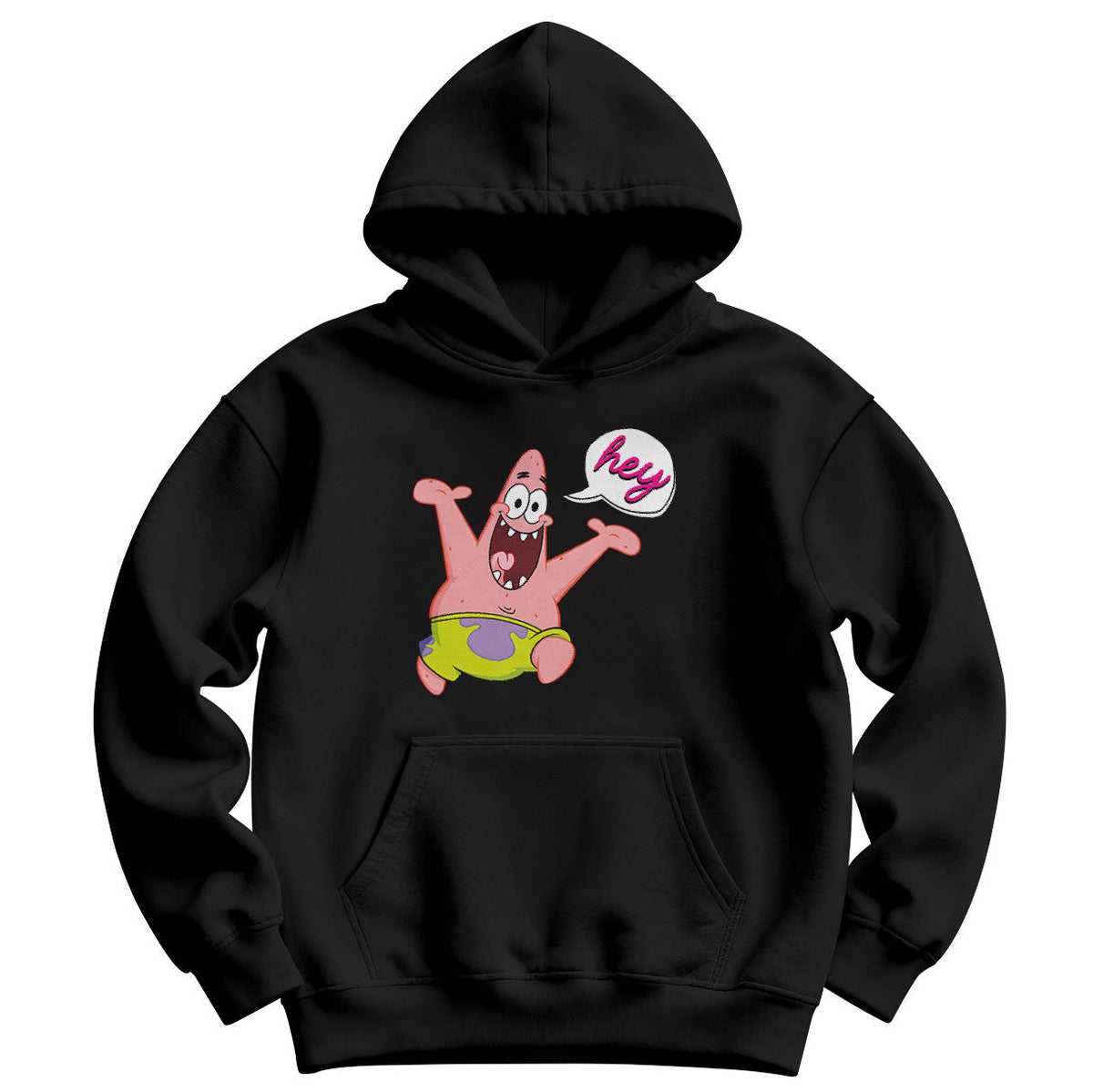 Bob l'éponge - Patrick Hey Kids Hoodie – Sweat à capuche enfant