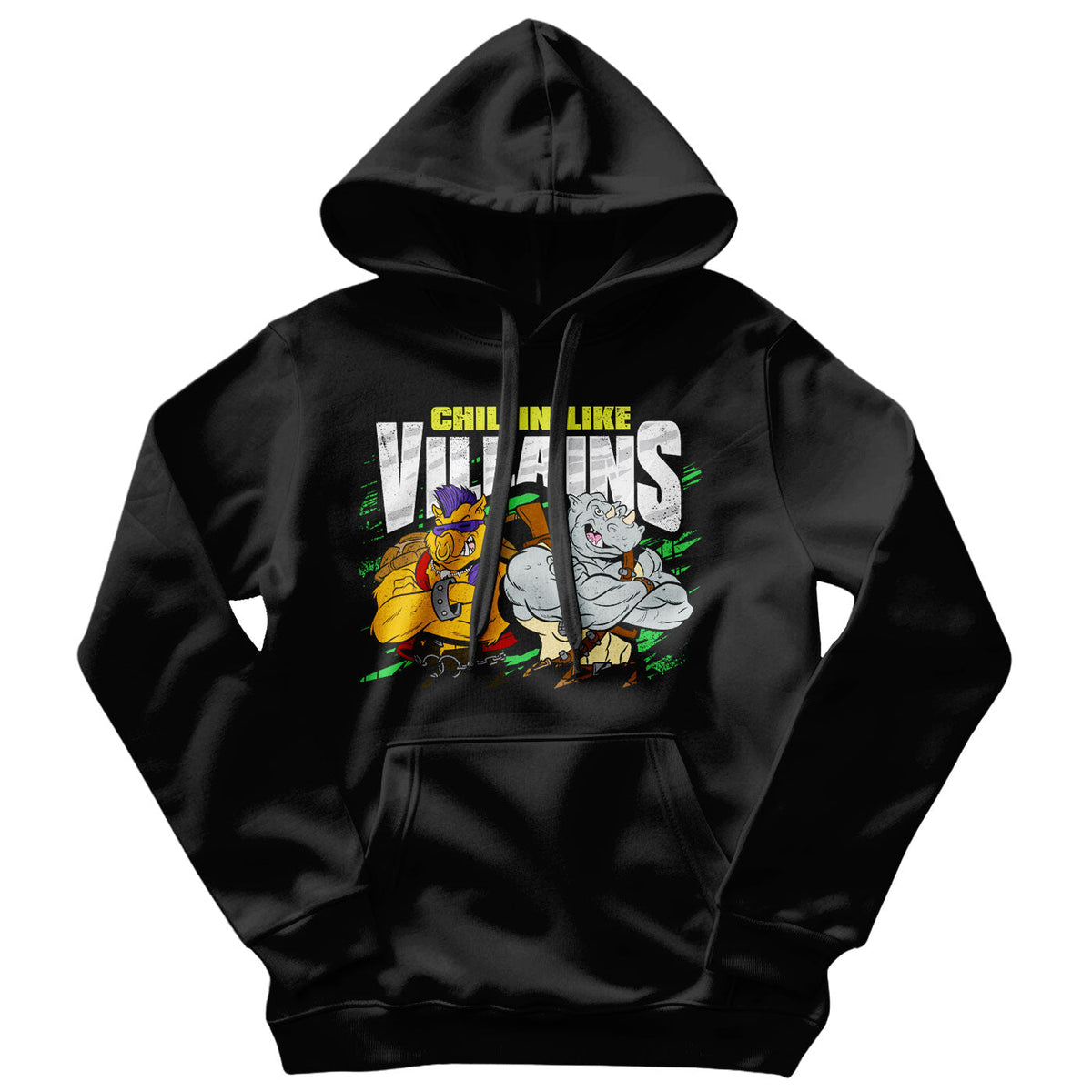 Les Tortues Ninja - Rocksteady & Bebop - Chillin' Like Villains Hoodie – Sweat à capuche