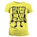 Bob l'éponge - Yellow Is The New Black Girly T-Shirt – T-shirt femme