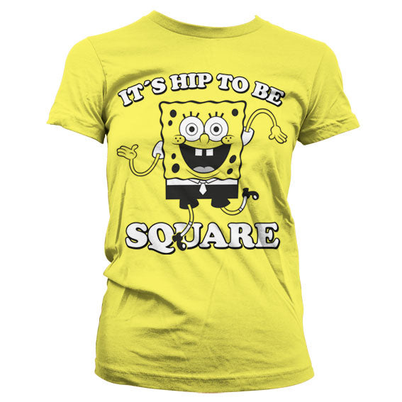Bob l'éponge - Hip To Be Square Girly T-Shirt – T-shirt femme