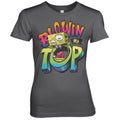 Bob l'éponge - SpongeBob Blowin My Top Girly Tee – T-shirt femme