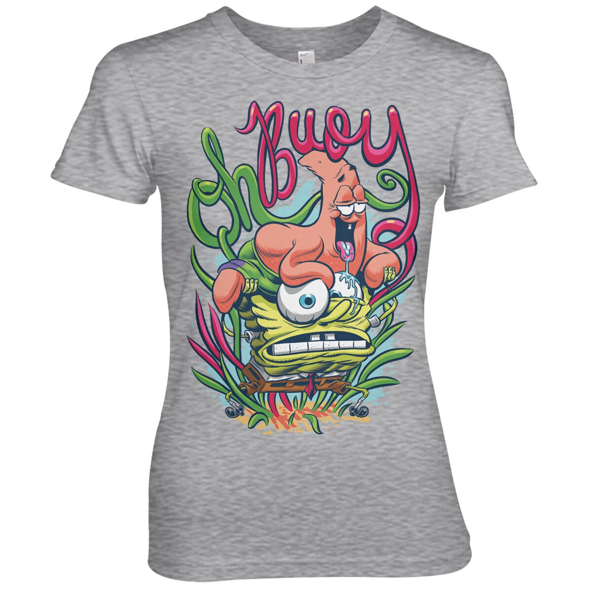 Bob l'éponge - SpongeBob Oh Boy Girly Tee – T-shirt femme