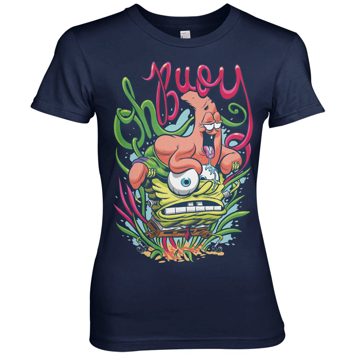 Bob l'éponge - SpongeBob Oh Boy Girly Tee – T-shirt femme