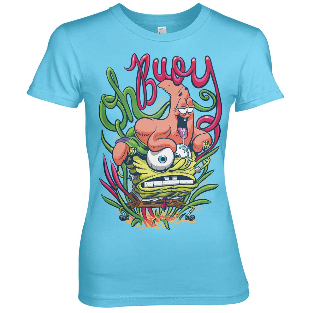 Bob l'éponge - SpongeBob Oh Boy Girly Tee – T-shirt femme