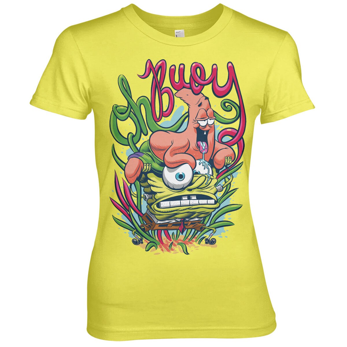 Bob l'éponge - SpongeBob Oh Boy Girly Tee – T-shirt femme