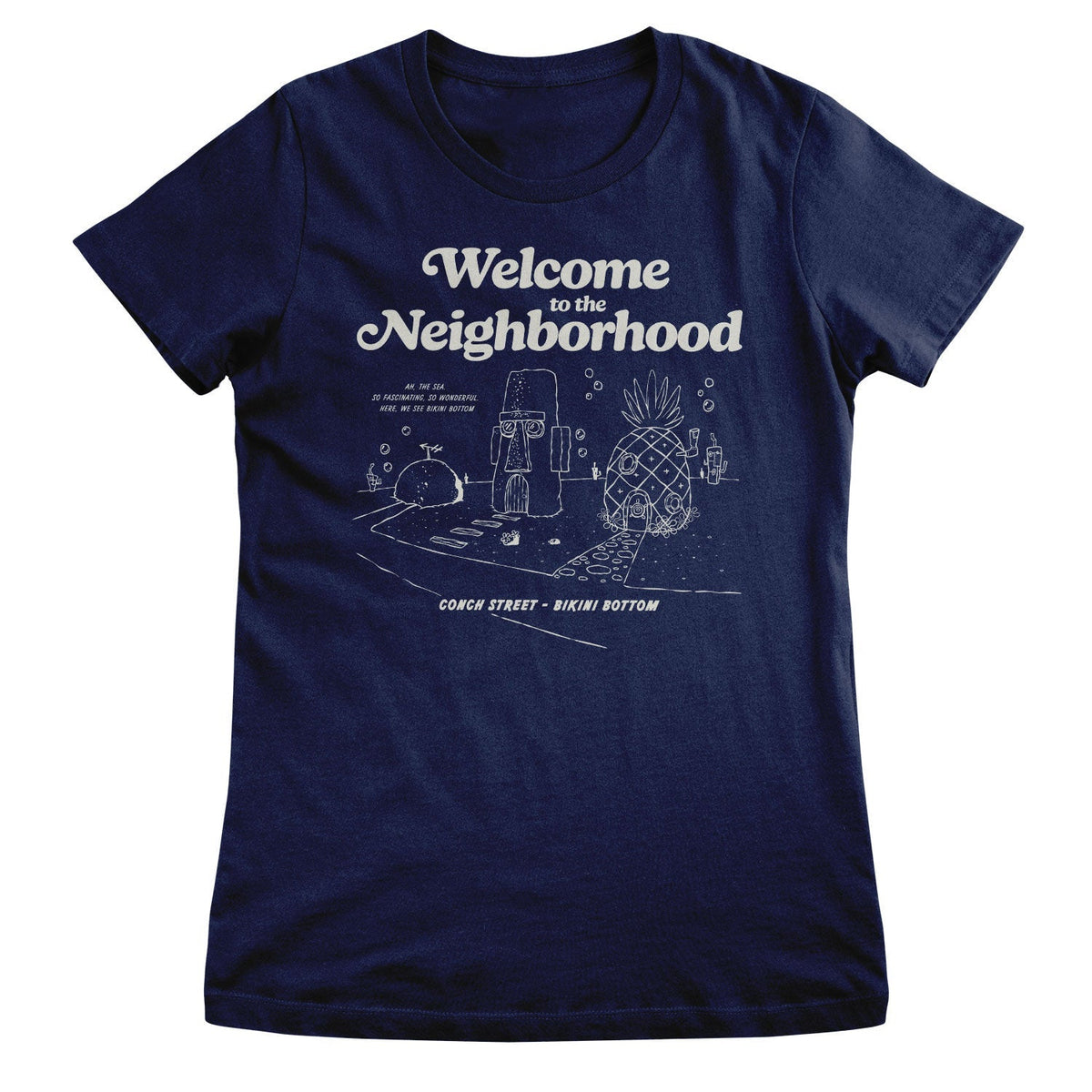 Bob l'éponge - Bikini Bottom - Welcome To The Neighborhood Girly Tee – T-shirt femme