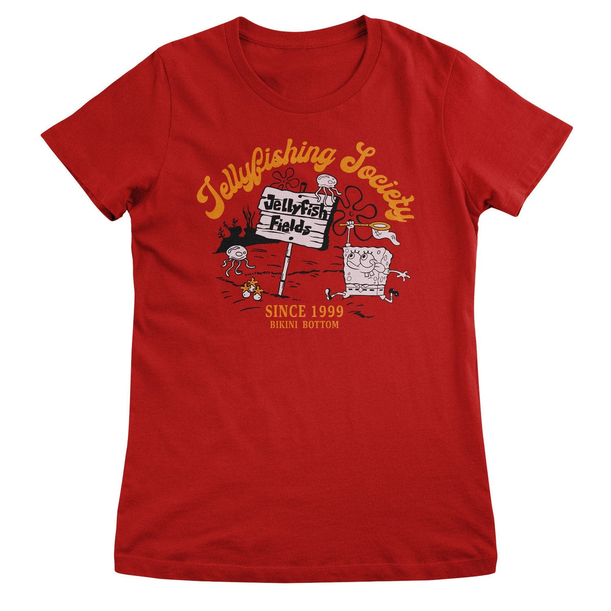 Bob l'éponge - Jellyfishing Society Girly Tee – T-shirt femme