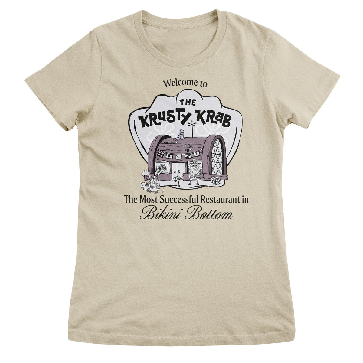 Bob l'éponge - Welcome To The Krusty Krab Girly Tee – T-shirt femme