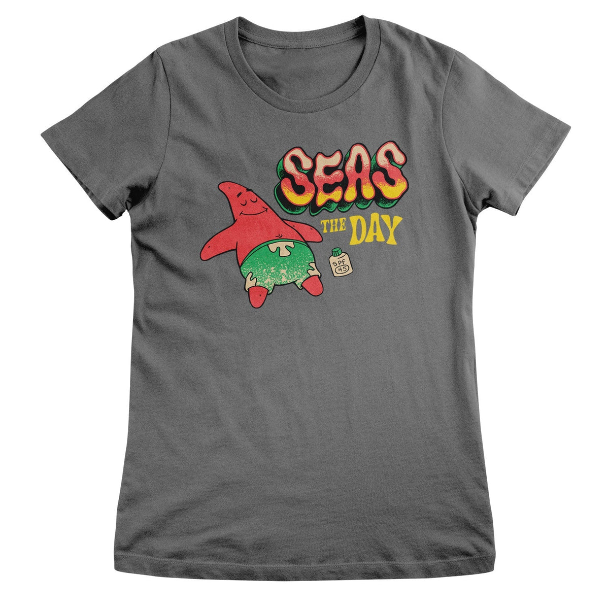 Bob l'éponge - Patrick Seas The Day Girly Tee – T-shirt femme