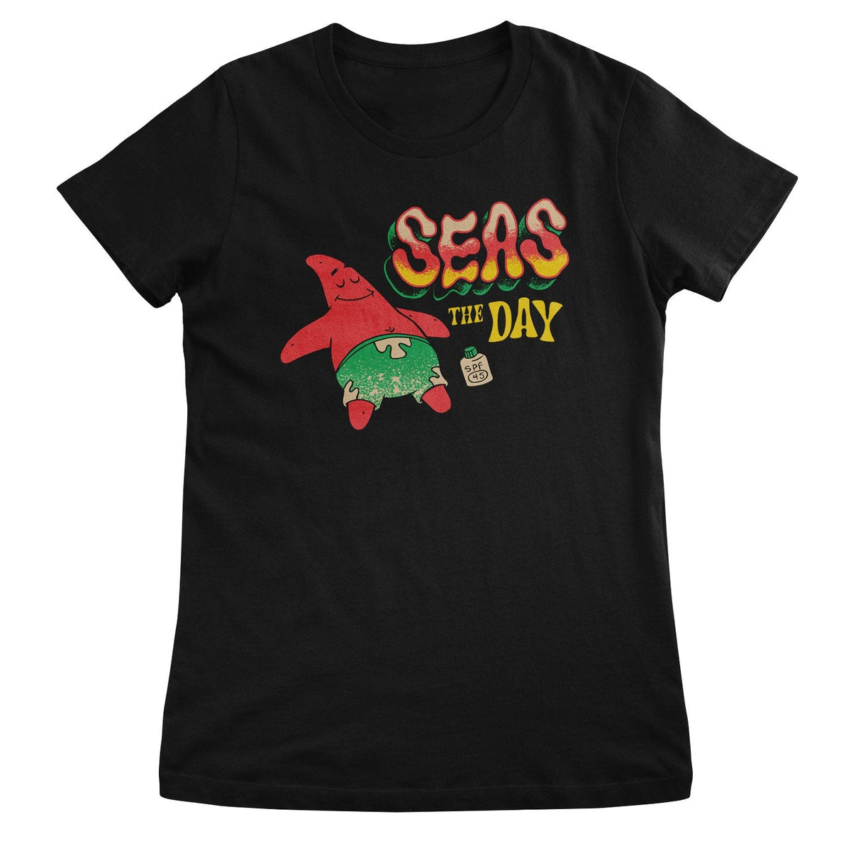 Bob l'éponge - Patrick Seas The Day Girly Tee – T-shirt femme