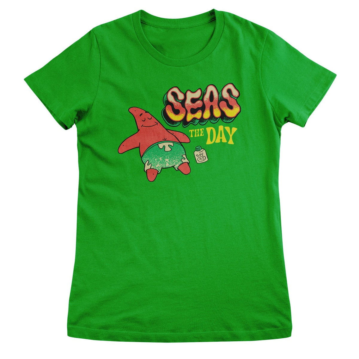 Bob l'éponge - Patrick Seas The Day Girly Tee – T-shirt femme