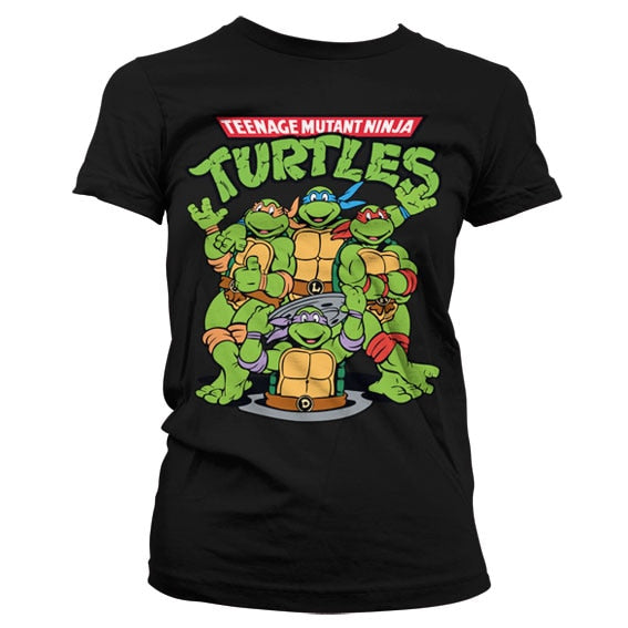 Les Tortues Ninja - TMNT Group Girly T-Shirt – T-shirt femme