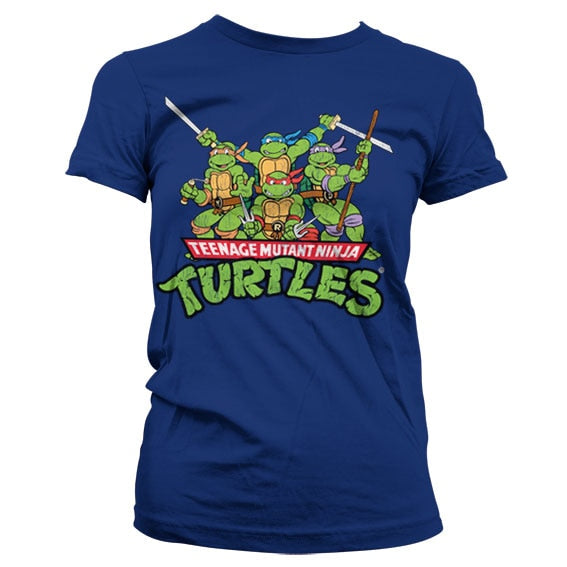 Les Tortues Ninja - Turtles Distressed Group Girly T-shirt – T-shirt femme
