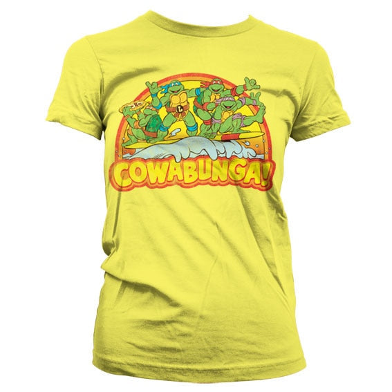 Les Tortues Ninja - TMNT - Cowabunga Girly T-Shirt – T-shirt femme