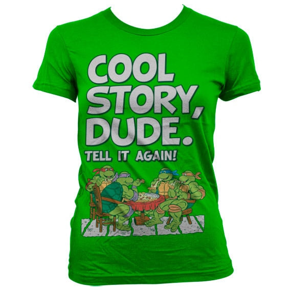 Les Tortues Ninja - TMNT - Cool Story Dude Girly Tee – T-shirt femme