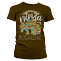 Les Tortues Ninja - TMNT - Bros On The Road Girly Tee – T-shirt femme