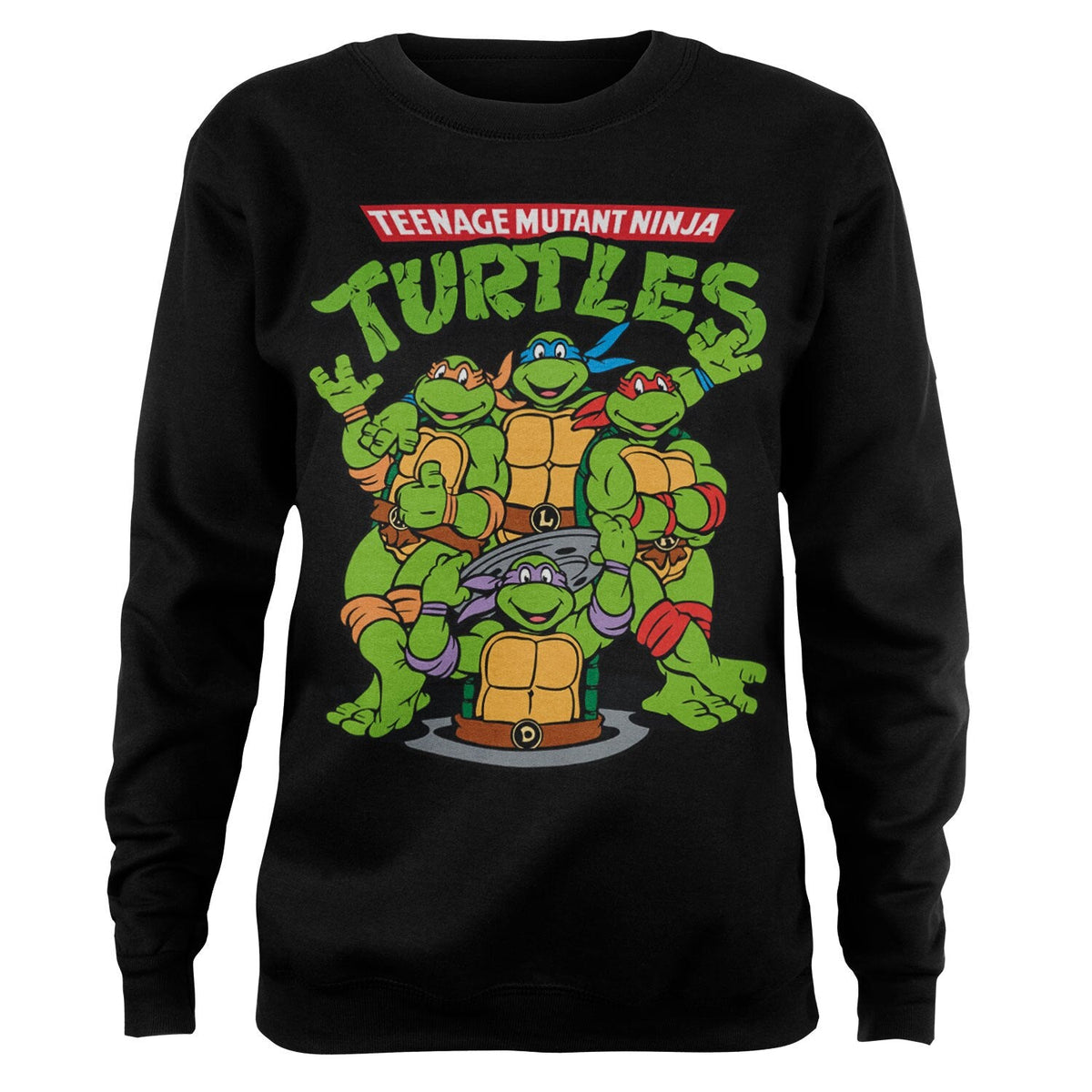 Teenage Mutant Ninja Turtles (Les Tortues Ninja) Group Girly Sweatshirt – Sweat femme