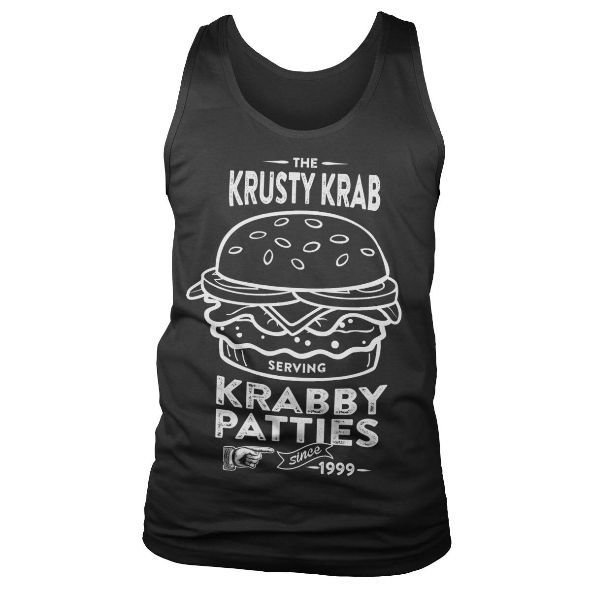 Bob l'éponge - The Krusty Krab Serving Krabby Patties Tank Top – Débardeur