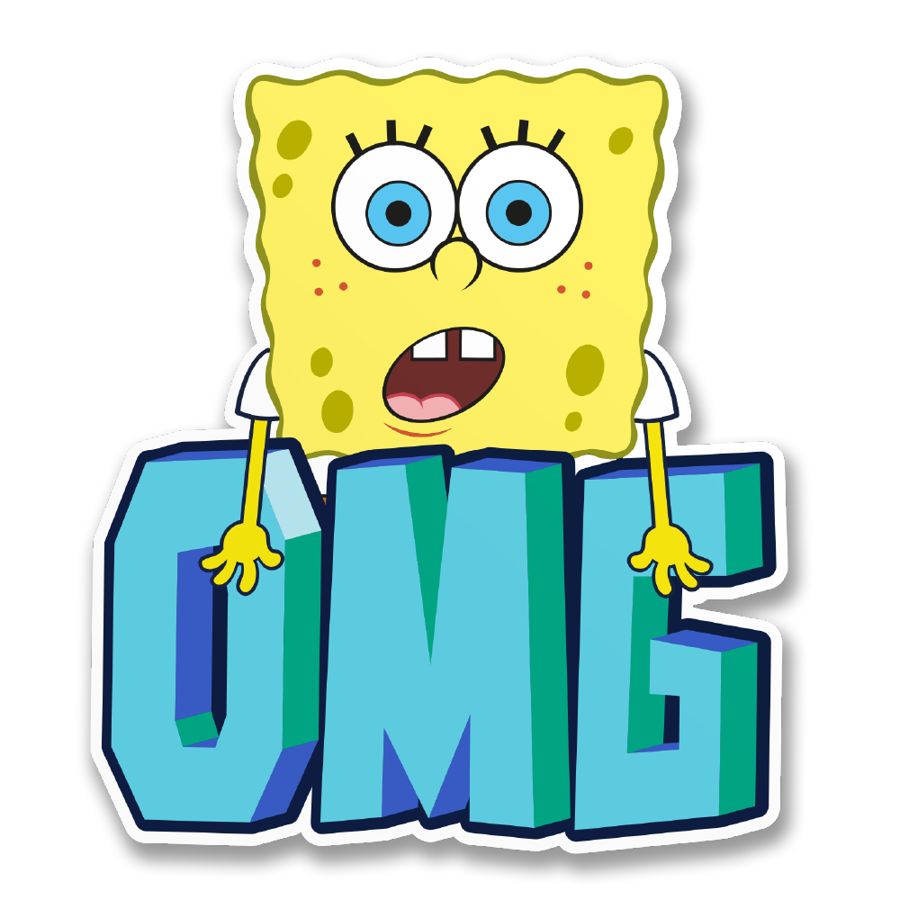 OMG SpongeBob Squarepants (Bob l'éponge) Sticker – Sticker