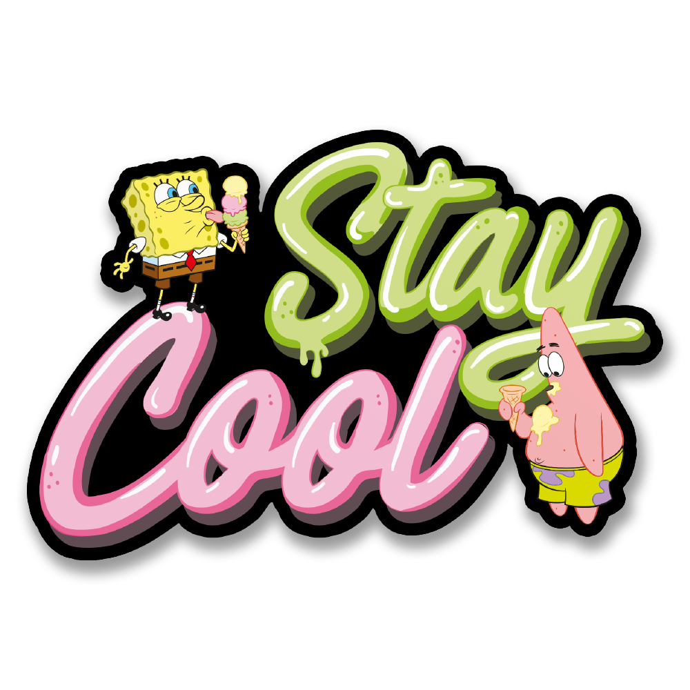 Bob l'éponge - Stay Cool Sticker – Sticker