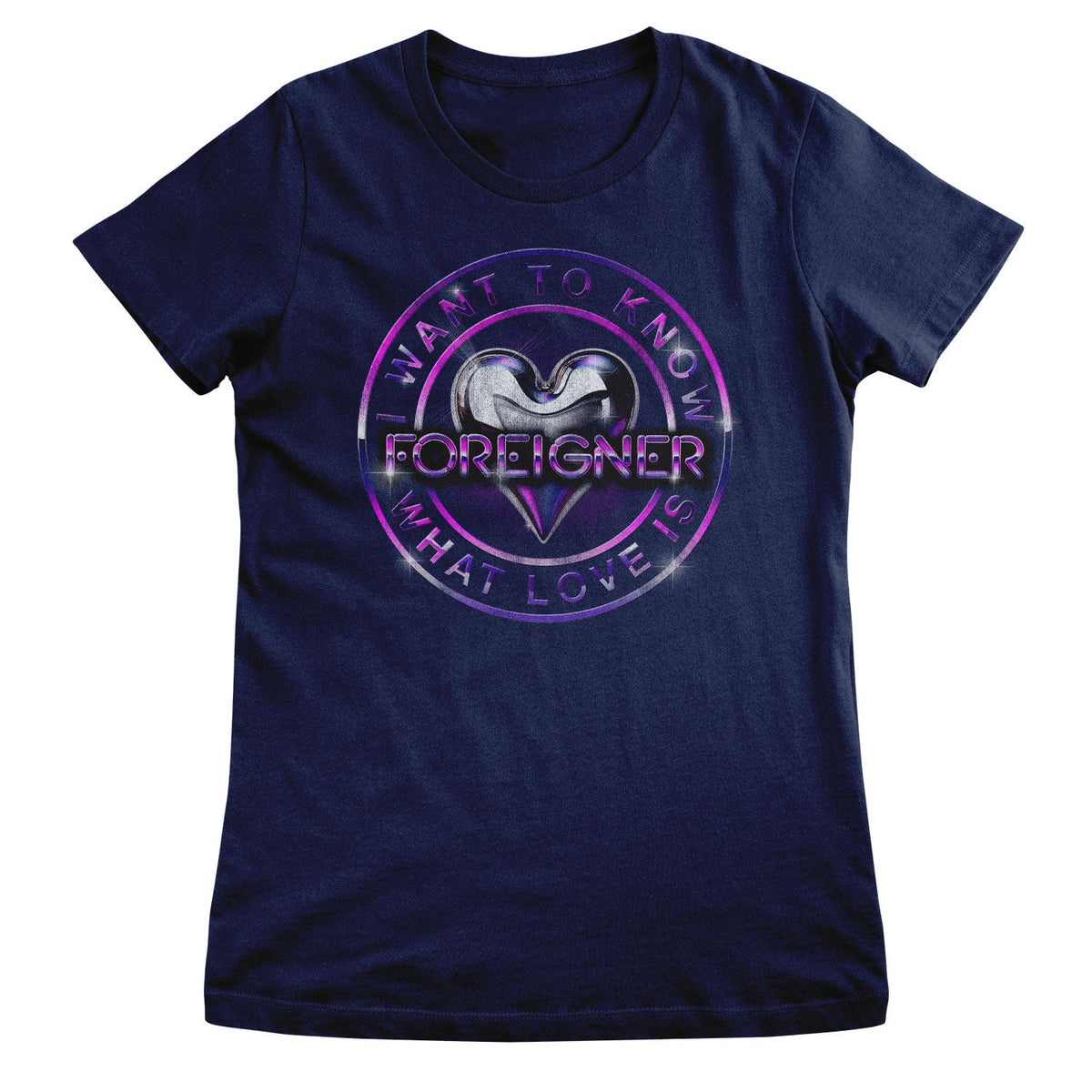 I Want To Know What Love Is Girly Tee – T-shirt femme