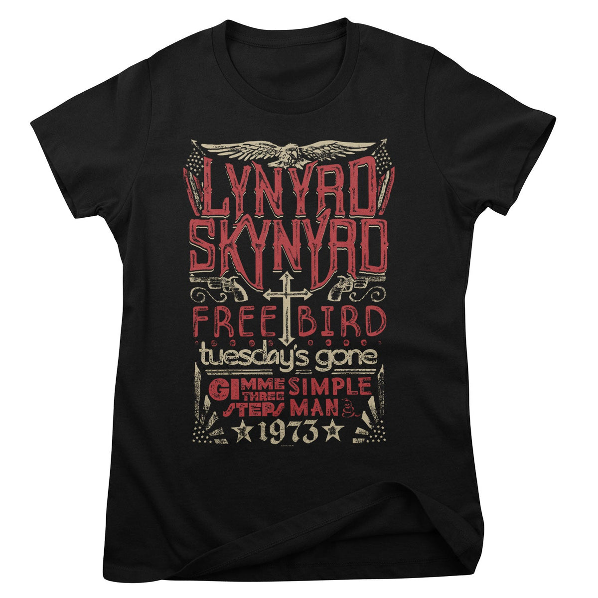 Lynyrd Skynyrd - Free Bird Girly Tee – T-shirt femme