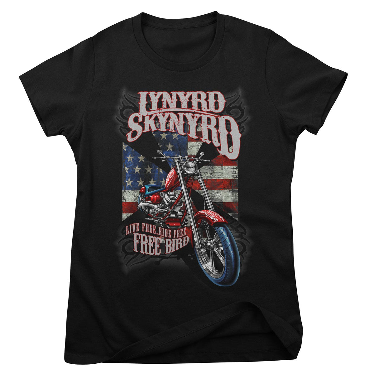 Lynyrd Skynyrd - Live Free Girly Tee – T-shirt femme