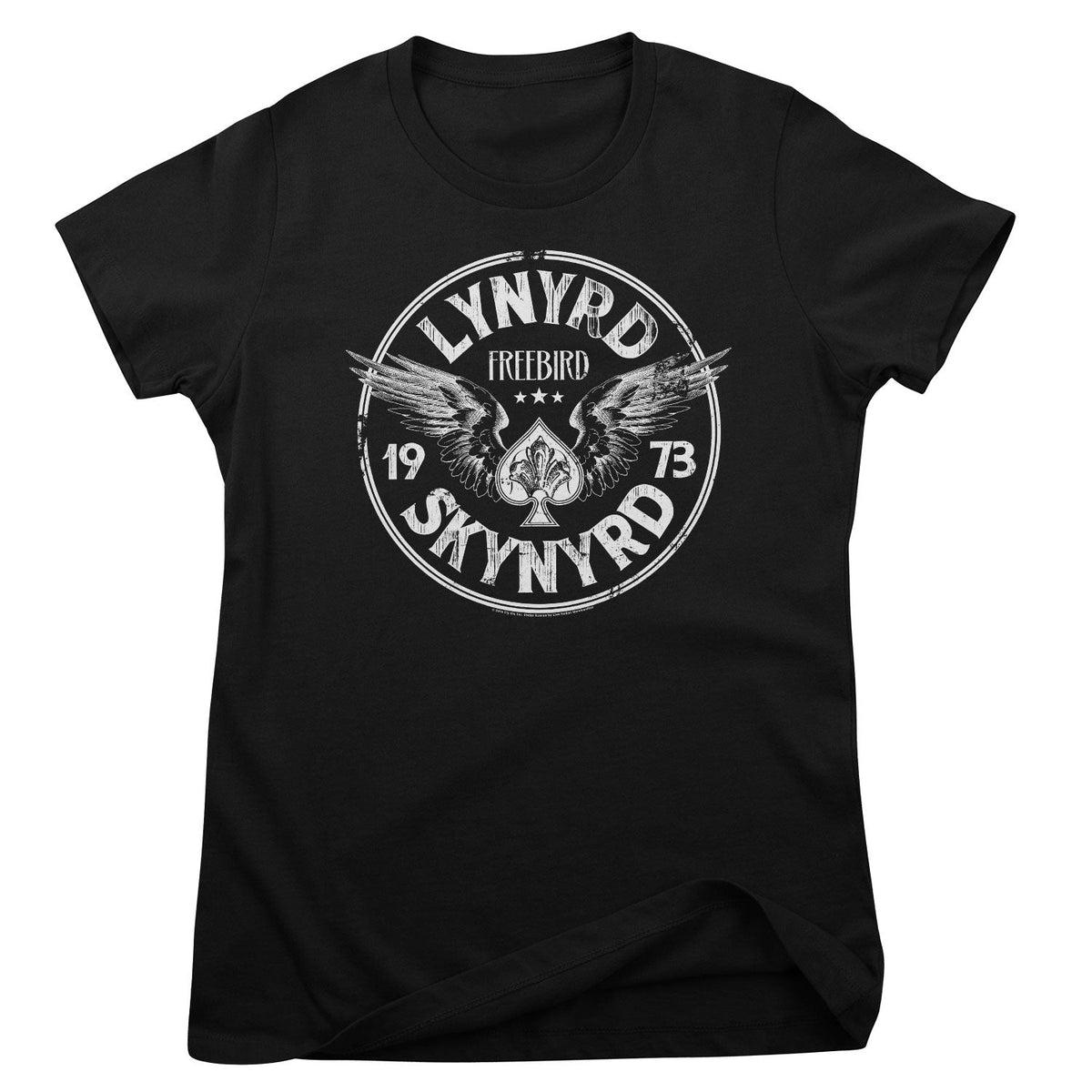 Lynyrd Skynyrd 1973 Circle Patch Girly Tee – T-shirt femme
