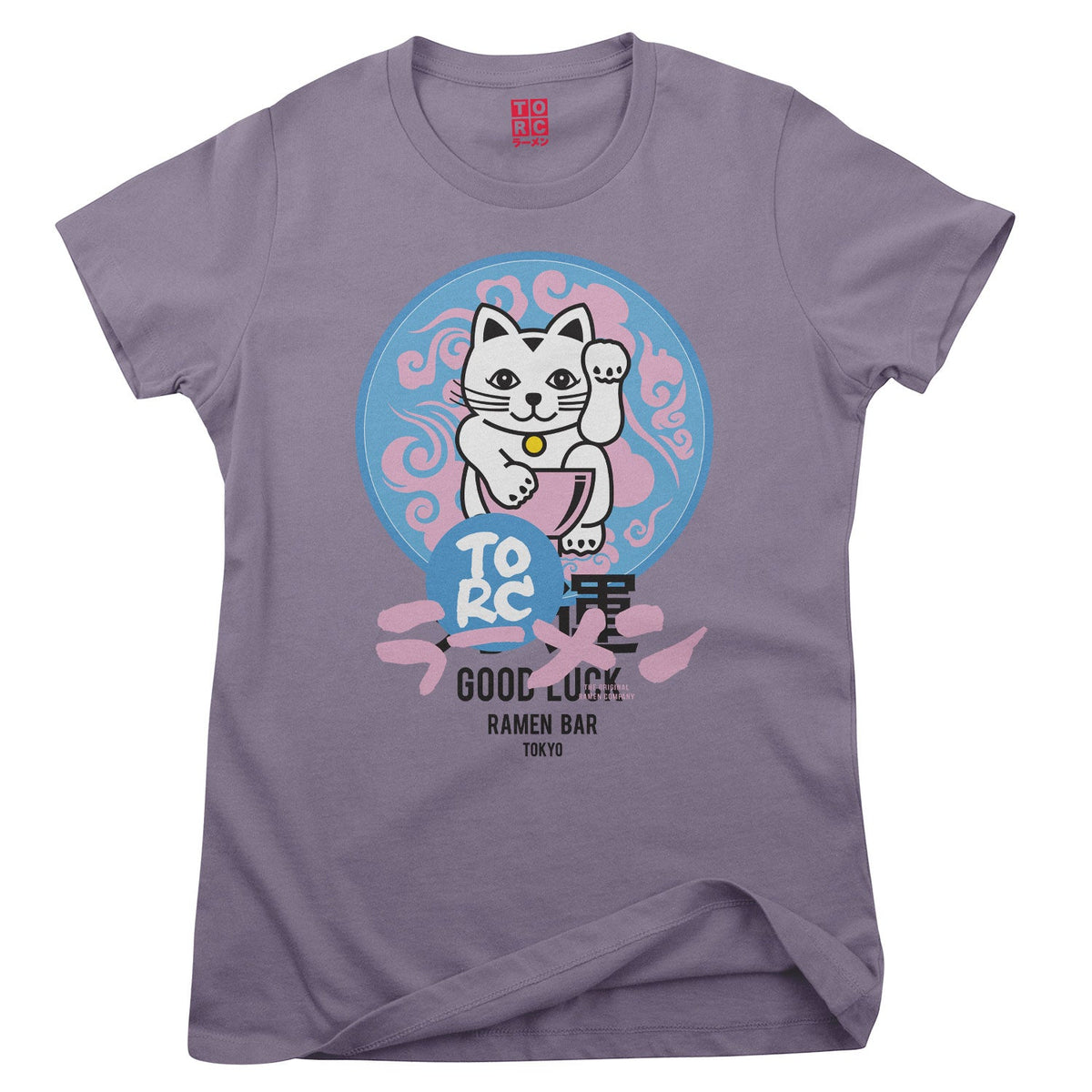 Lucky Cat Pastel Girly Tee – T-shirt femme