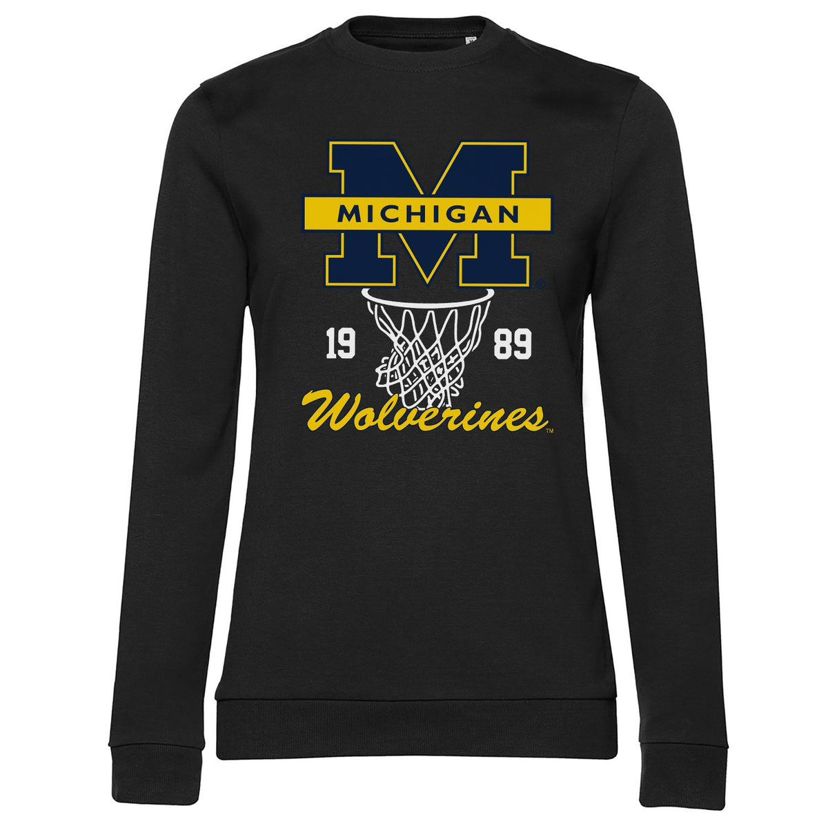 Michigan Wolverines 1989 Girly Sweatshirt – Sweat femme