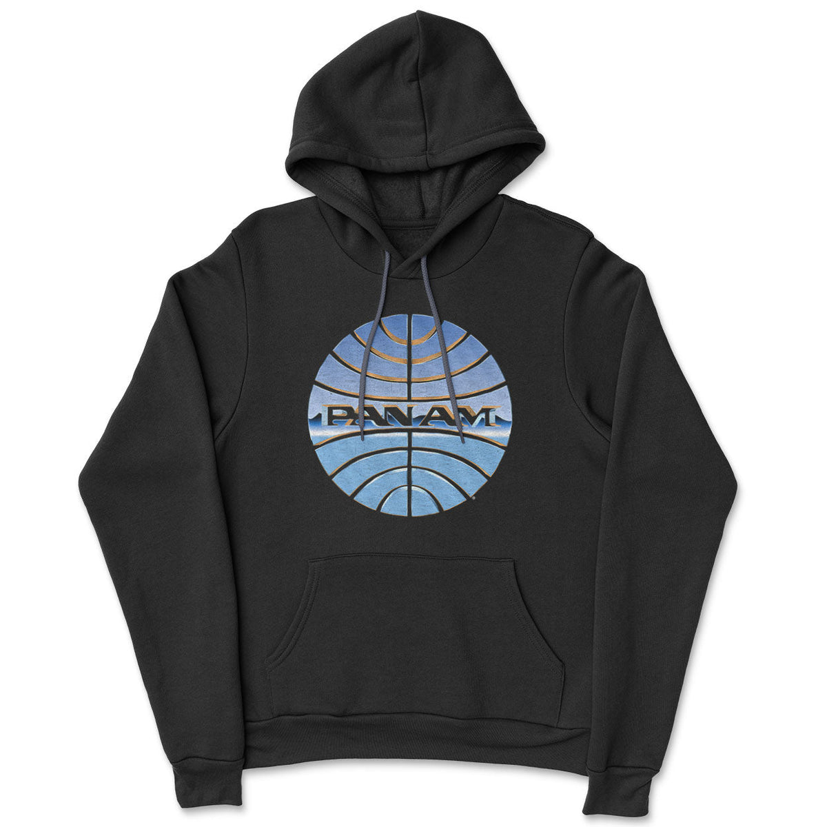 Pan-Am Chromed Globe Logo Hoodie – Sweat à capuche