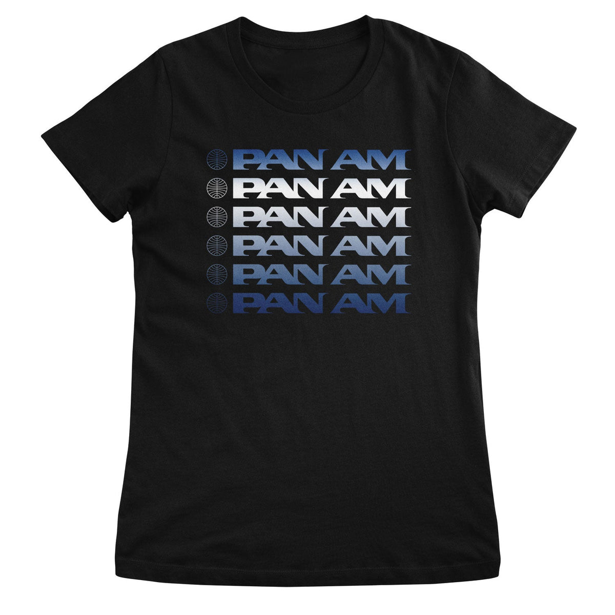 Pan-Am Stacked Logos Girly Tee – T-shirt femme
