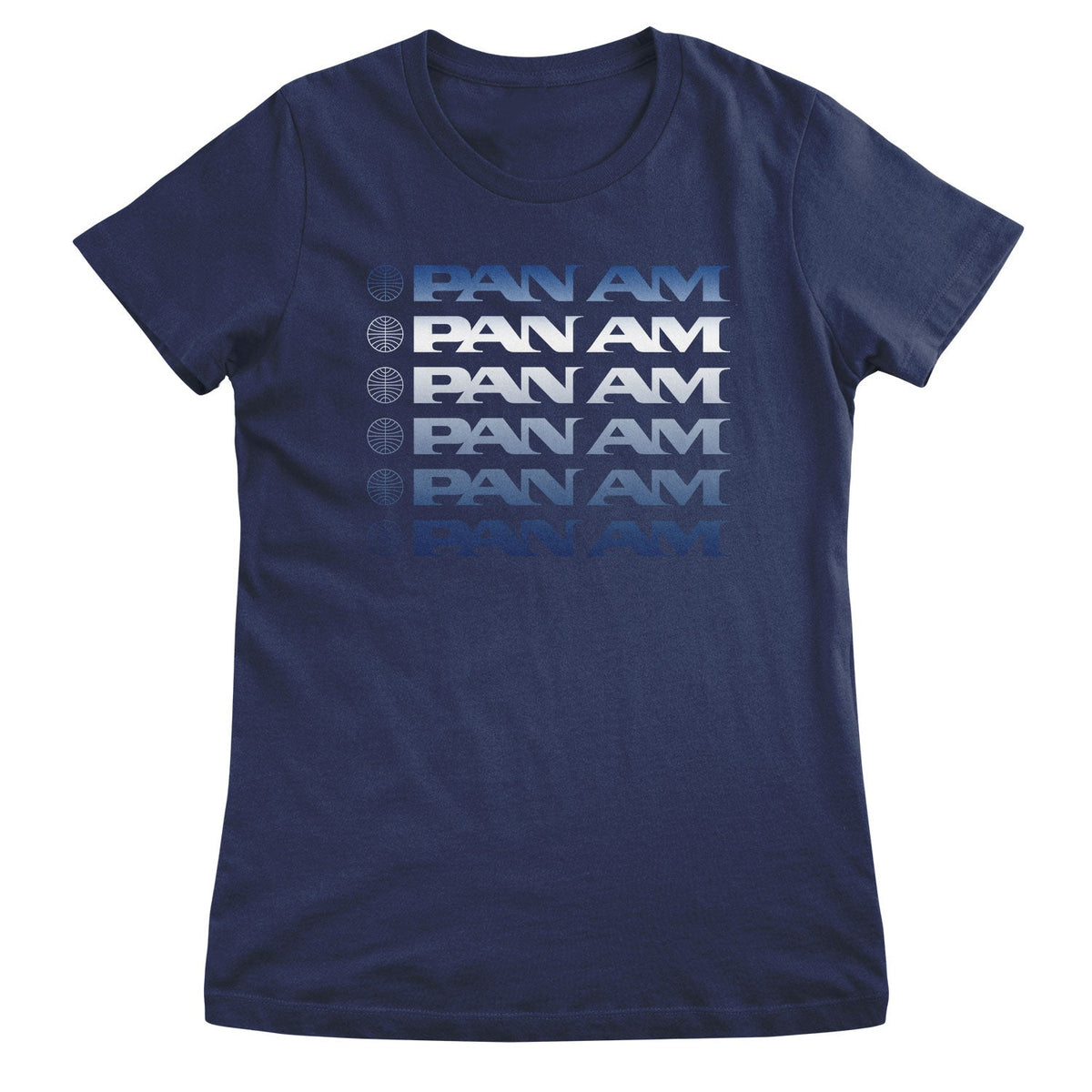 Pan-Am Stacked Logos Girly Tee – T-shirt femme