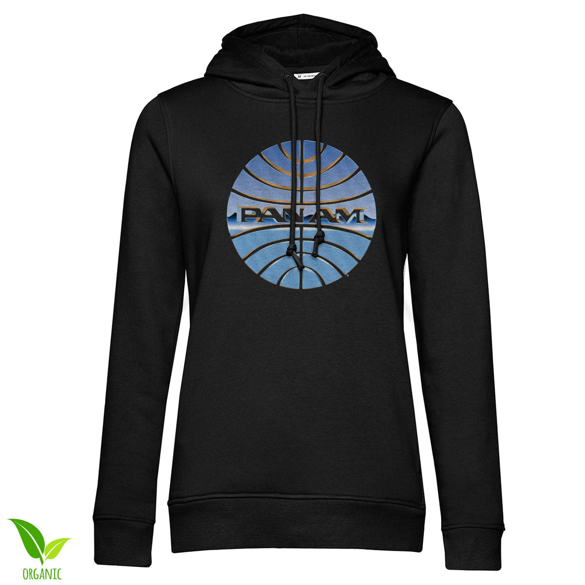 Pan-Am Chromed Globe Logo Girly Hoodie – Sweat à capuche femme